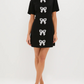 Beaded Bows Bernadette Mini Dress
