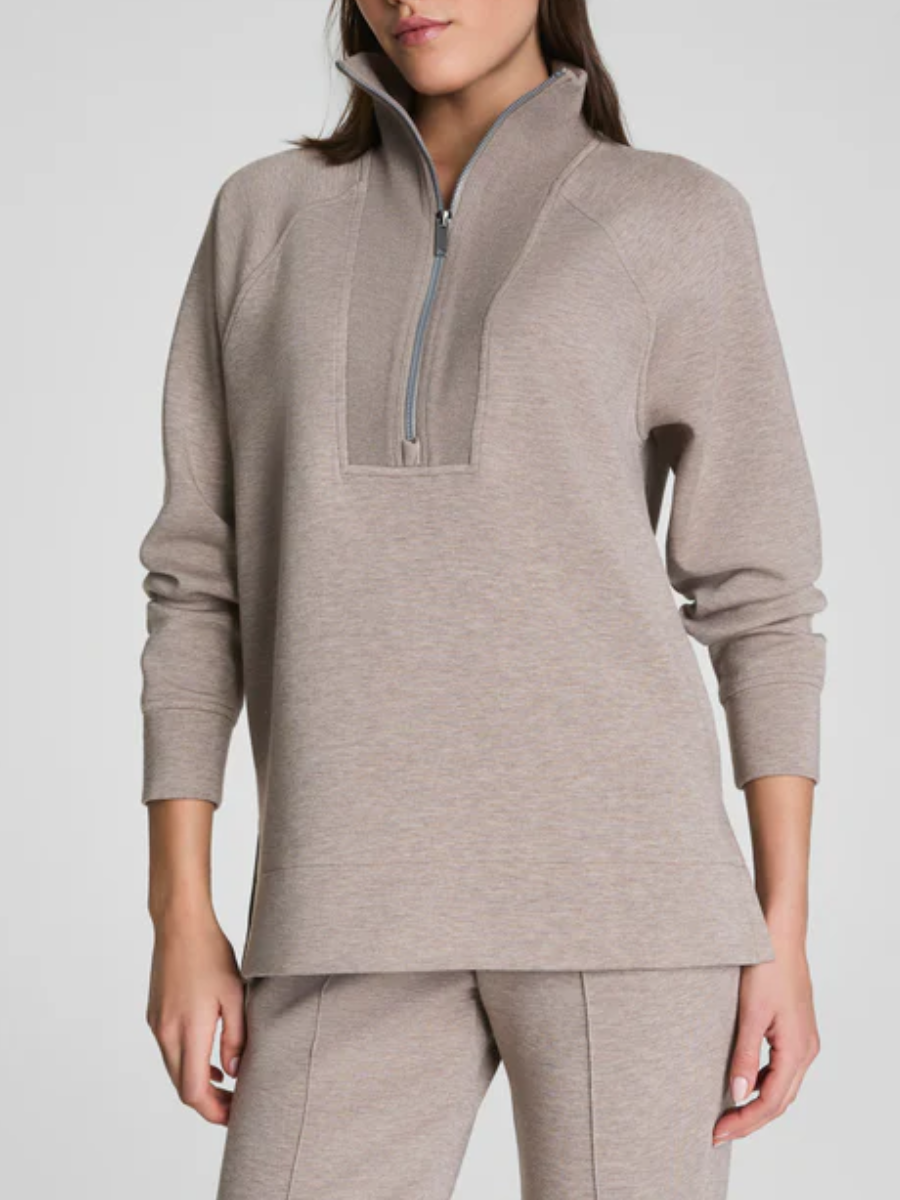 Half Zip Tunic and Pants Set