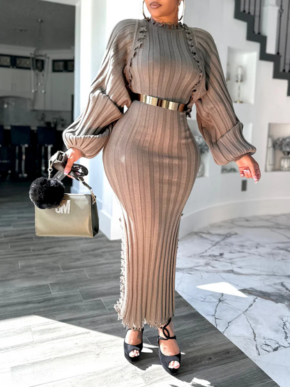 Knitted 2pc Dress Set