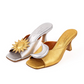 Sun & Moon Colorblock Mule Heels