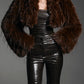 Fahion Faux Fur Cropped Coat