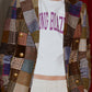 Fashion Button Up Patchwork Tweed Blazer