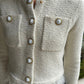 Feather Fringe Cardigan Jacket