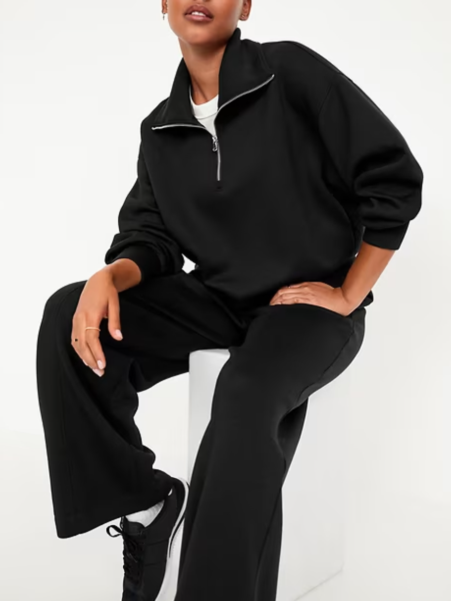 Bounce Fleece Half-Zip Pullover Sweatshirt Set