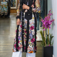 Flower Petal Denim Long Jacket
