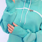 Zip Up Pockets Pet Carrier Hoodie
