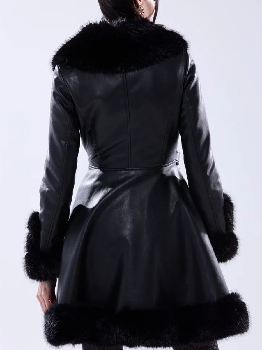 Adeline Fur Trimmed Coat