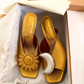 Sun & Moon Colorblock Mule Heels
