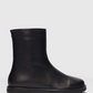 Women's Leather Side Zipper Boots