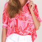 Patricia Red Short Sleeve Top