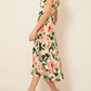 Spring Blooms Sleeveless Midi Dress
