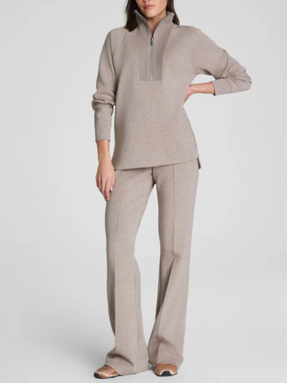Half Zip Tunic and Pants Set