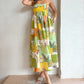 Animal print French backless dress