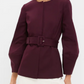 Demure Zip Belt Jacket
