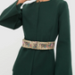 Demure Zip Belt Jacket