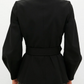 Demure Zip Belt Jacket