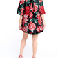 Jacquard Floral Holiday Coat