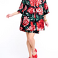 Jacquard Floral Holiday Coat
