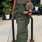 Statement Cargo Maxi Dress