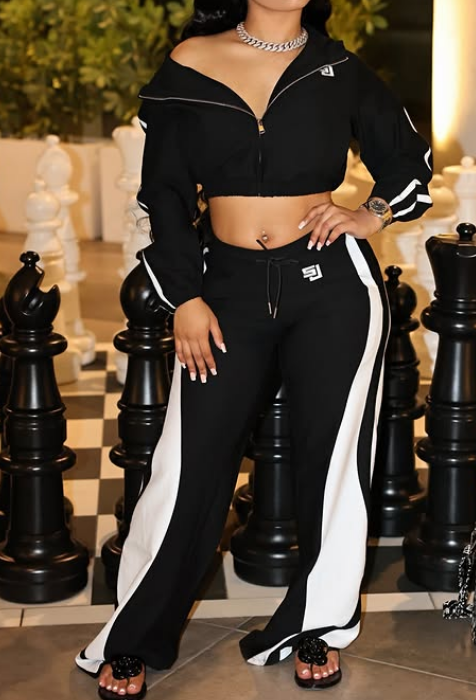 Comfortable Sports Cotton Two-Piece Set