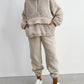 Comfy Plush Pocket Casual 2pc Suit