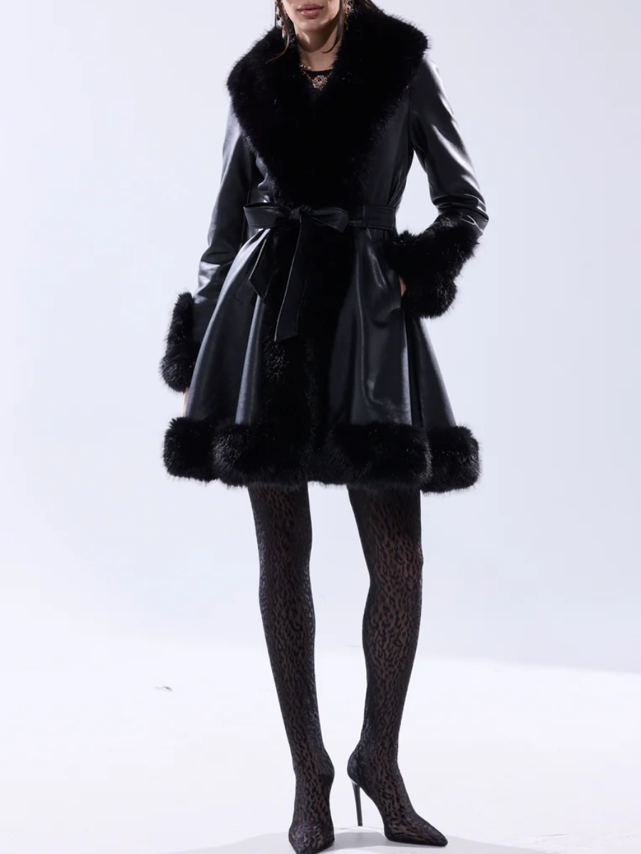 Adeline Fur Trimmed Coat