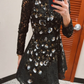 Lace Floral Embroidered Mini Dress