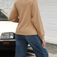 Crewneck Tie Knot Sweatshirt Pullover