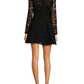 Lace Floral Embroidered Mini Dress