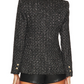 Black Multi Sequined Tweed Blazer