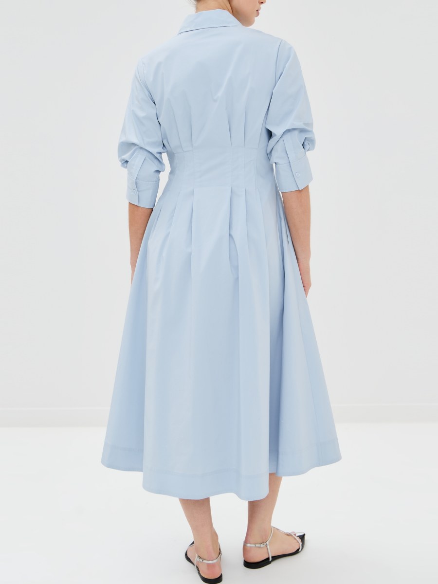 Jazz Pintuck Midi Dress