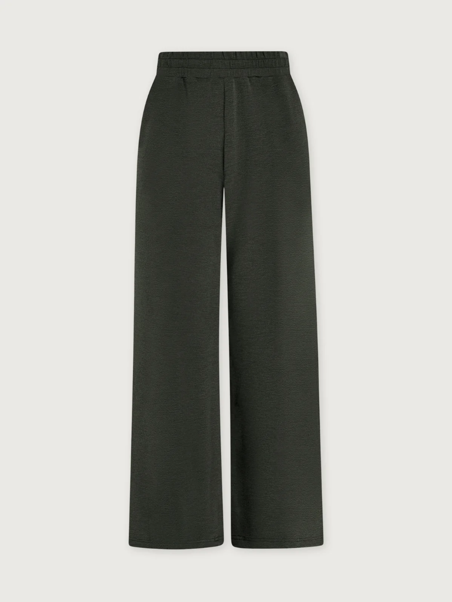 High-Neck Side Zipper Sweatshirt and Pants Set