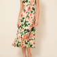 Spring Blooms Sleeveless Midi Dress