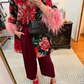Jacquard Floral Holiday Coat