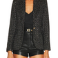 Black Multi Sequined Tweed Blazer