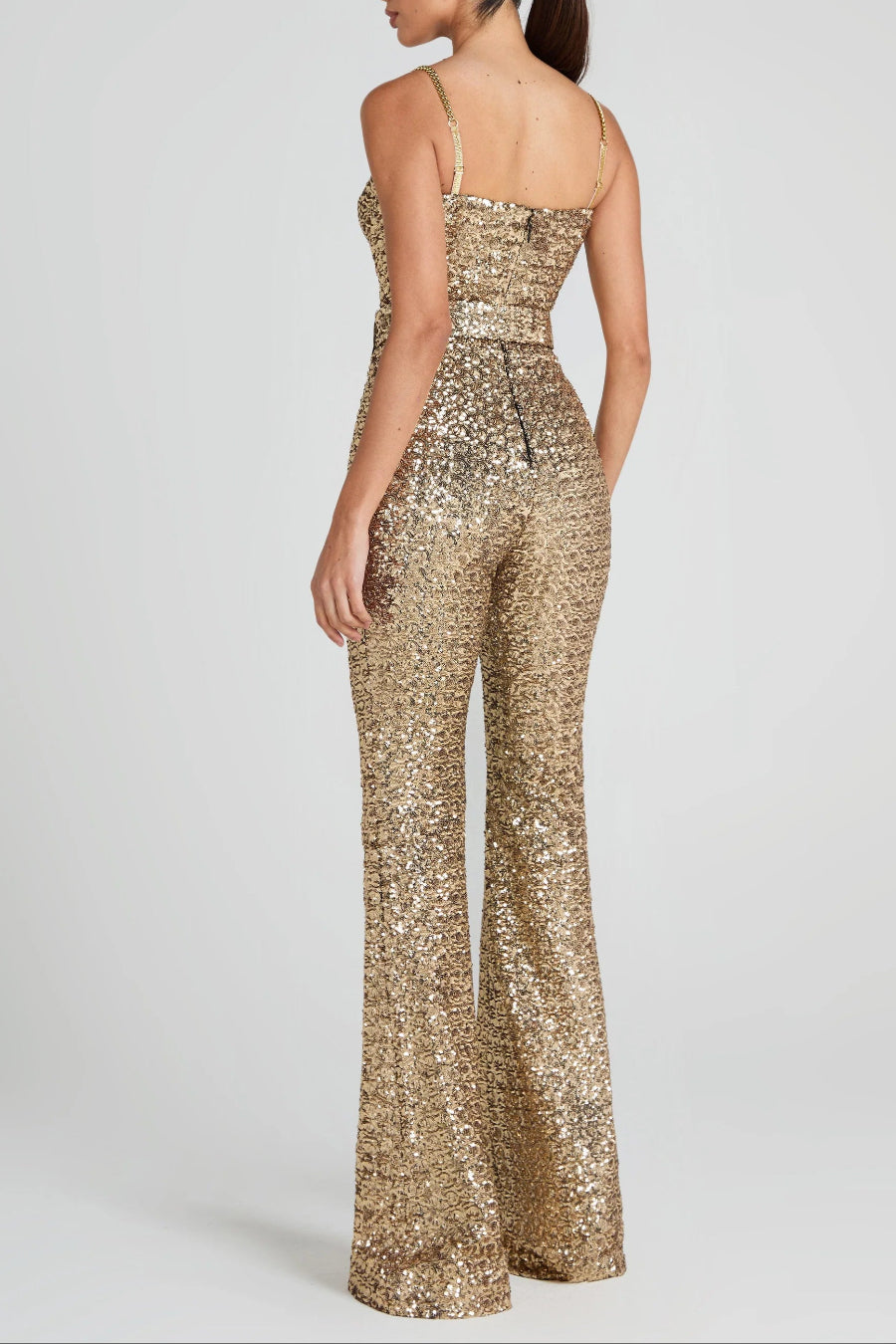Gold Sequined Jumpsuit