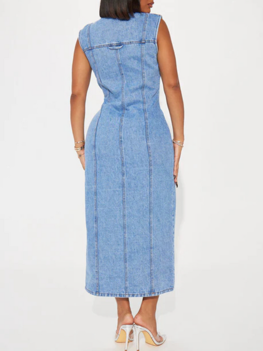 Tallahassee Denim Maxi Dress