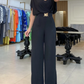 Elegant V-Neck Chiffon Jumpsuit