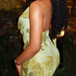 Elegant Backless Deep V-neck Halter Dress