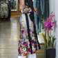 Flower Petal Denim Long Jacket