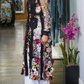 Flower Petal Denim Long Jacket