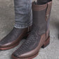 Vintage Handmade Python Cowboy Boots