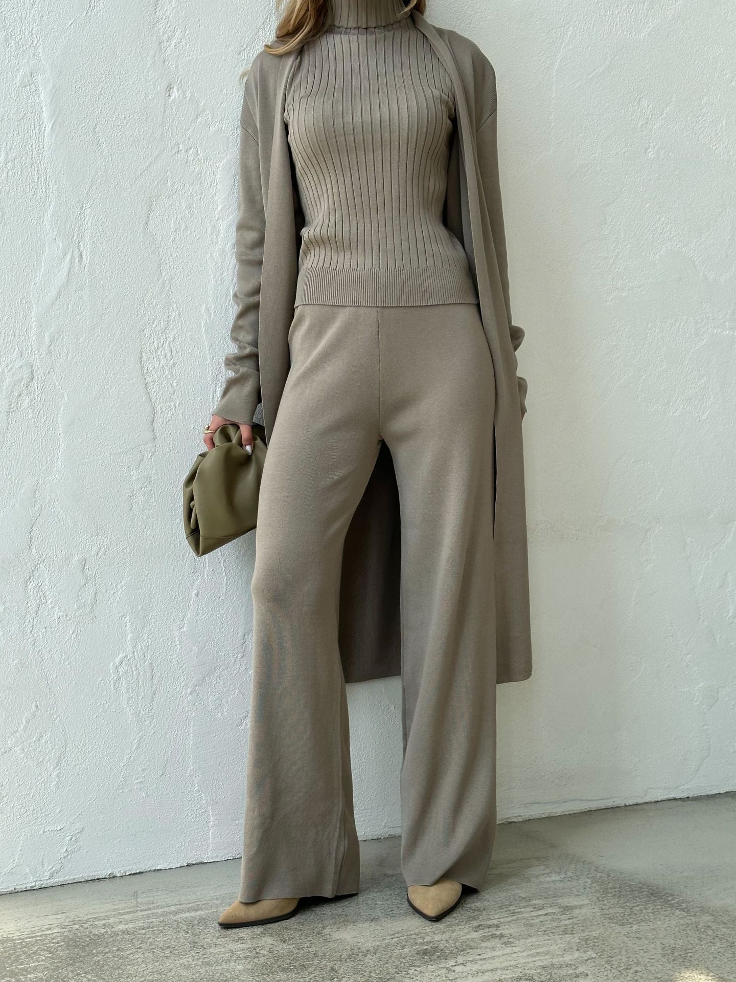 Knit Casual Three Piece Suit