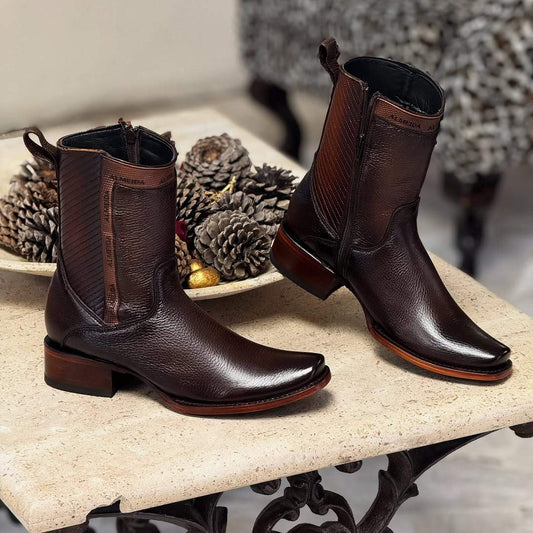 (🔥HOT SALE $20 OFF)Brown Deerskin Nevada Bootsot