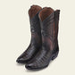 Men's Western Cowboy Caiman Leather Boots