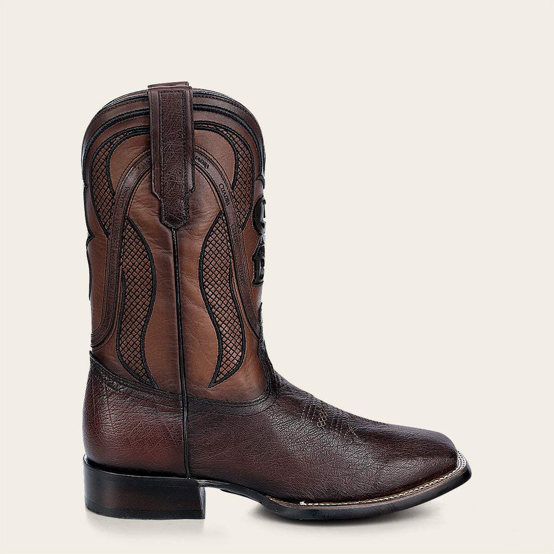 (⏰New Arrivals Promotion $20 OFF)Men's Square Toe Leather Cowboy Boots