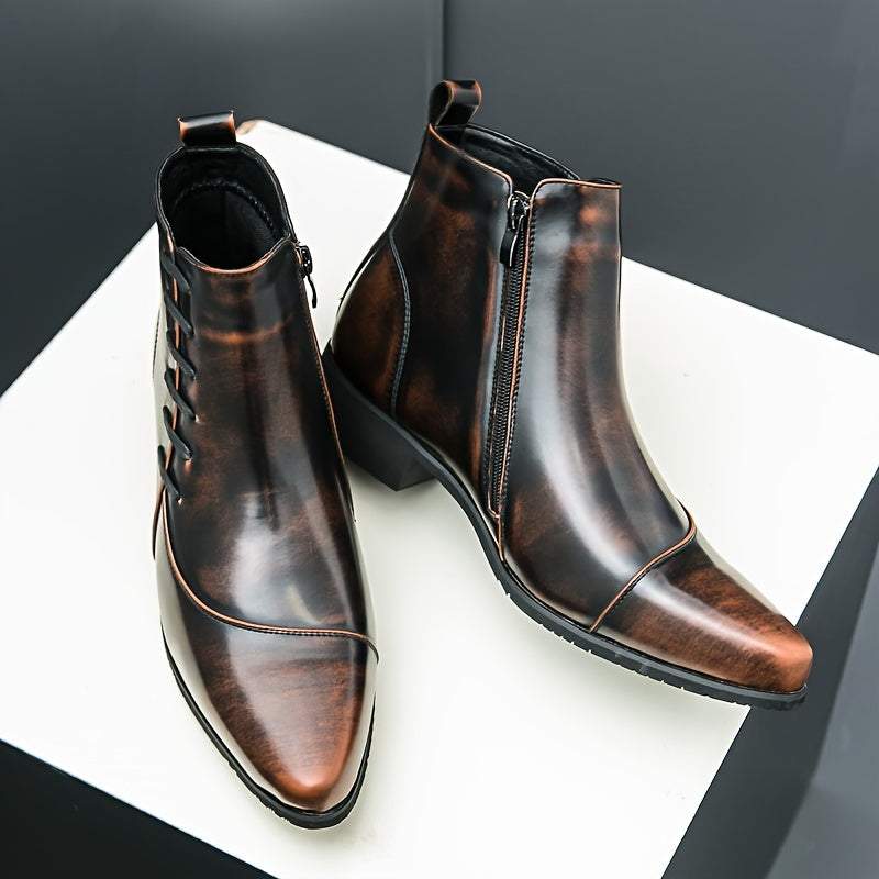 Men's Leather Dress Boots