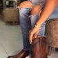 2024 Original Deerskin Cowboy Boots