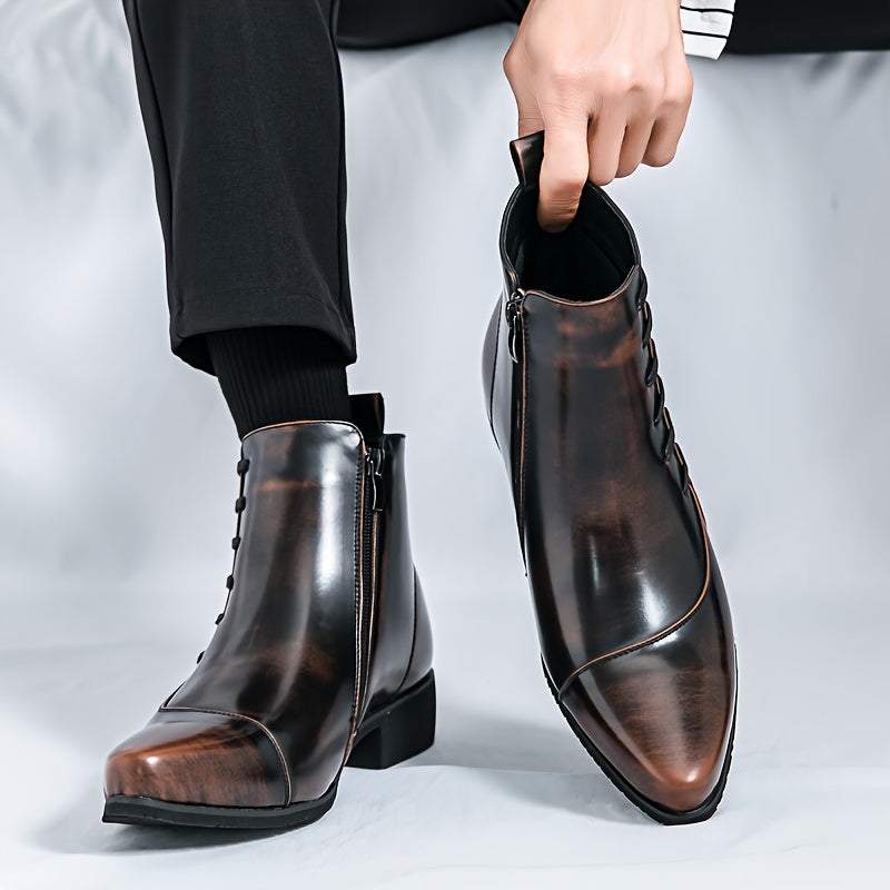 Men's Leather Dress Boots