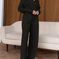 Women's Comfort Knit Button Two-Piece Suit